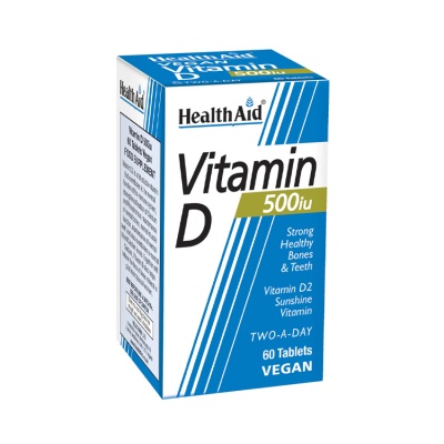 Health Aid Vitamin D 500iu 60 tabs